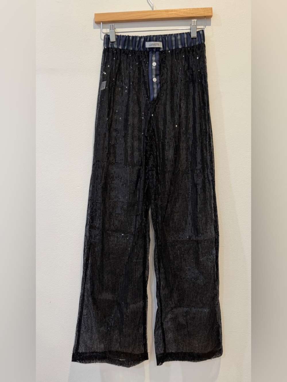 Luvette Sequin Sheer Boxer Pants